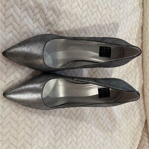 New White House Black Market Metallic Heels (6)